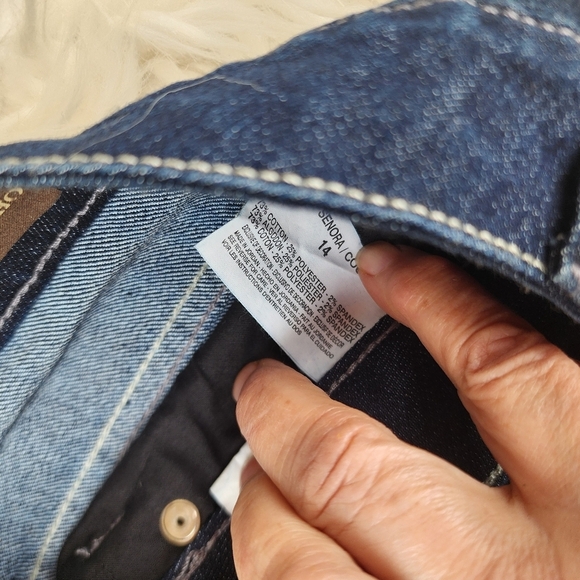 Vintage America Denim‎ Capri pants 14 NWOT - Picture 6 of 9